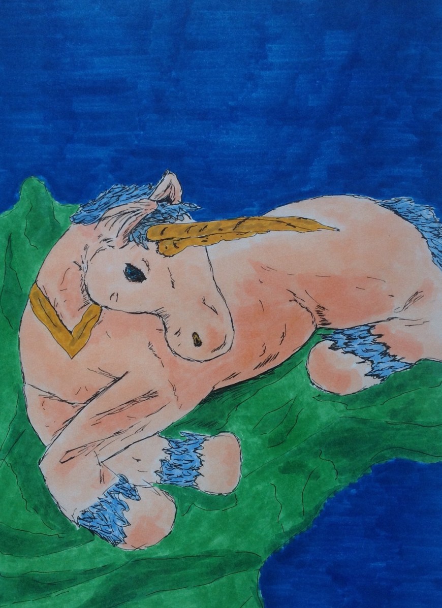 Sternchen, Markerstifte auf A4, Oktober 2016