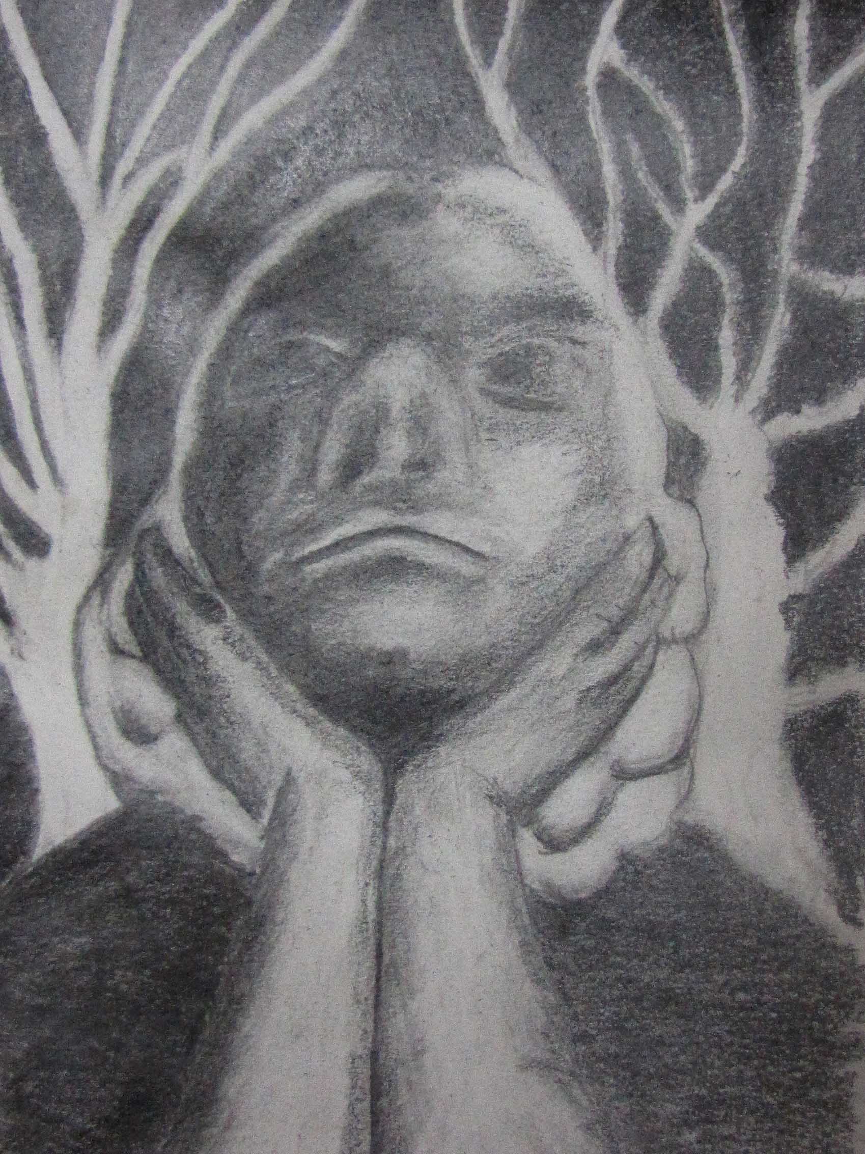 Sehnsucht, Skizzenbuch A5, Bleistift