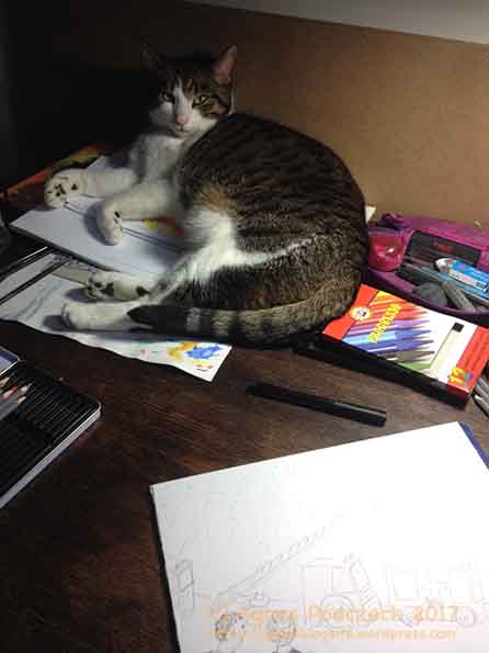 Bildgeschichte – Elfi und Punkt