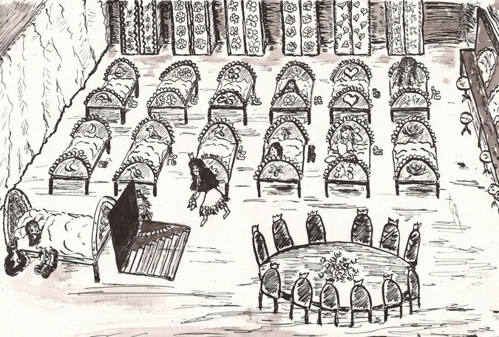 #INKTOBER2018 13: guarded: Die&nbsp;Weissagung