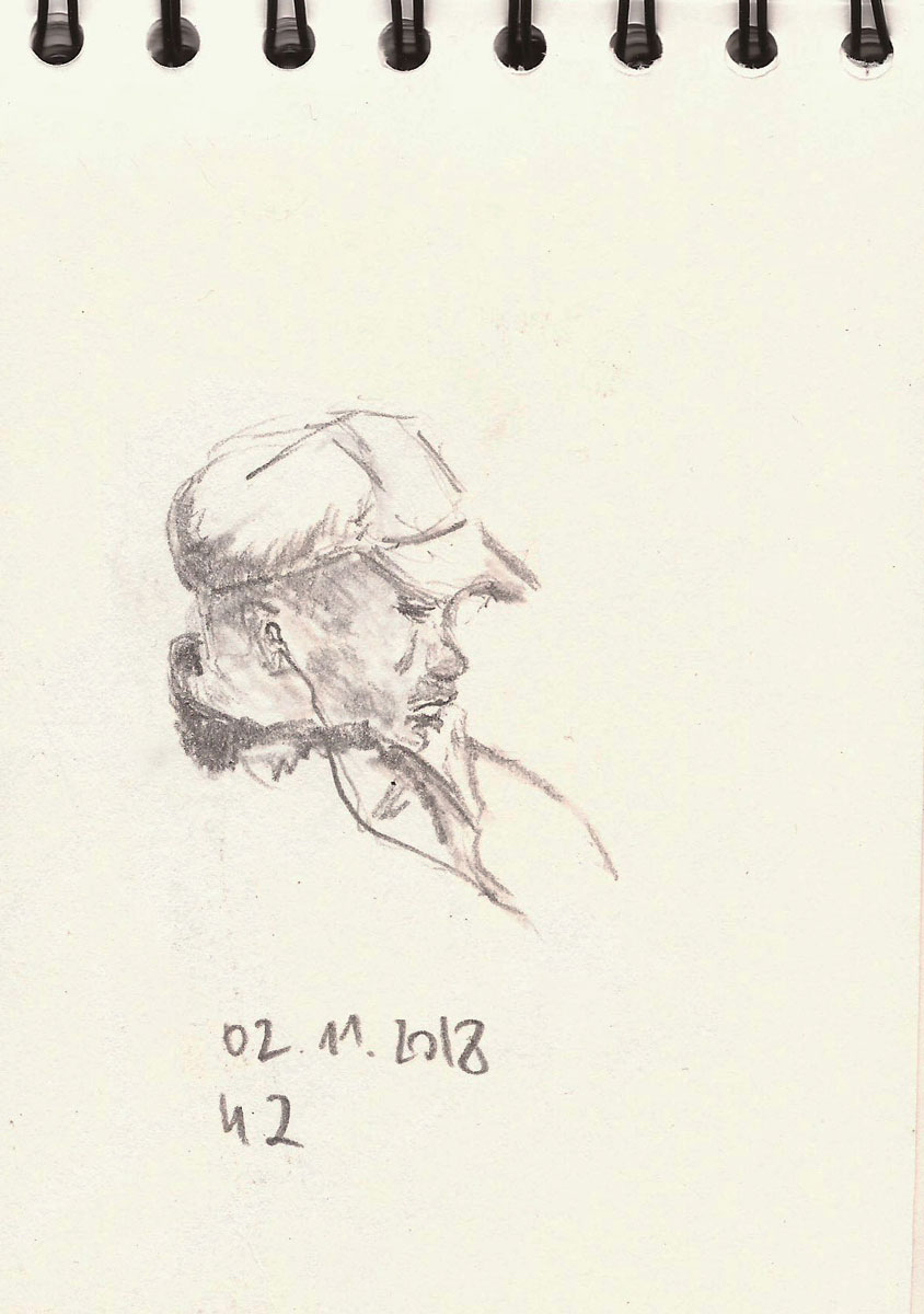 S-Bahn-Skizzen (45) – Drei Herren in der&nbsp;U-Bahn