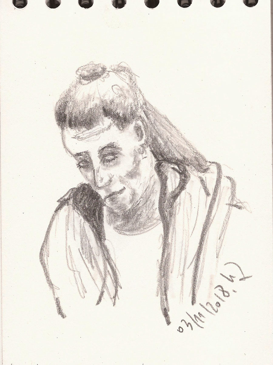 S-Bahn-Skizzen (46) – Zwei&nbsp;Frauen