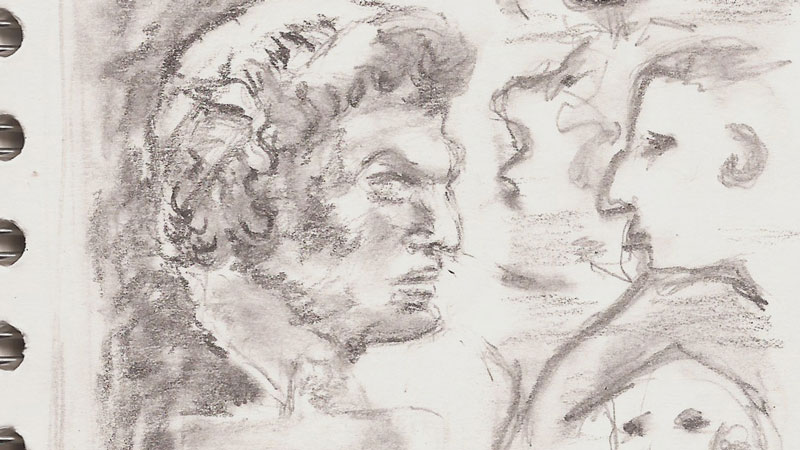 Museumsskizze. Audienz beim&nbsp;König