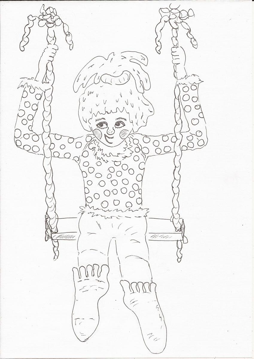 Koboldina, Entwurf, Fineliner, 25.01.2019