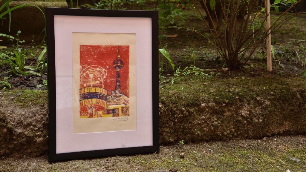 Die Angst ist eine Närrin und verliert an Macht. Linolschnittworkshop mit Susanne Haun