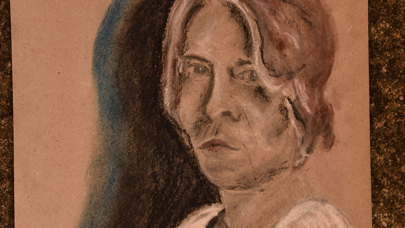 (Selbst)Portraitskizze aus dem Juni