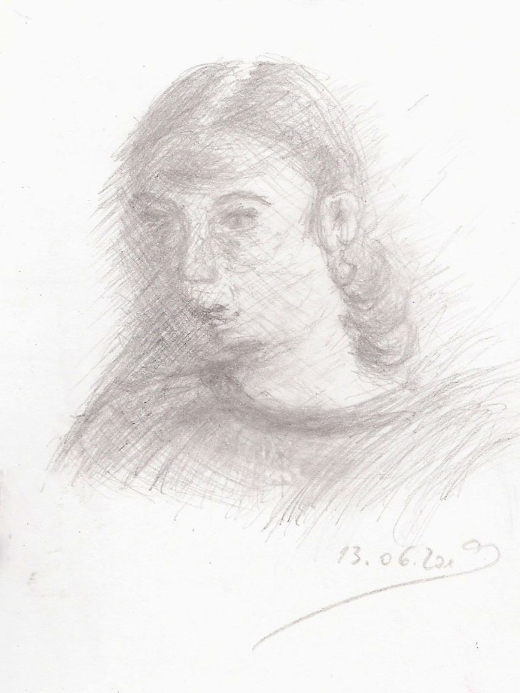 Auflösung. Miniaturskizze, 13.6.2019