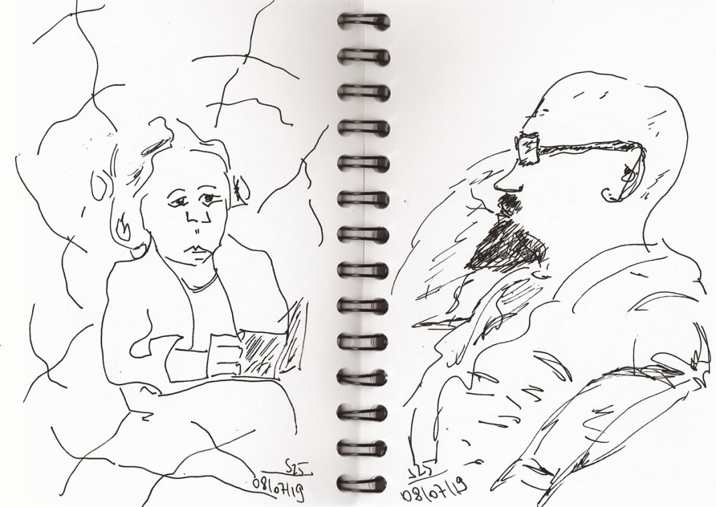 S-Bahn-Skizzen (64). Die Spinne und ihr Netz