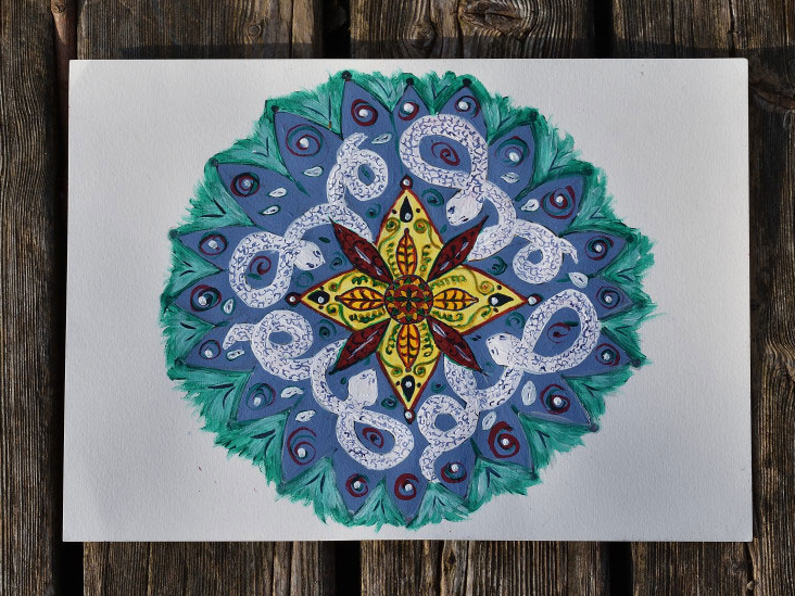 Zum Sonntag wieder ein Mandala