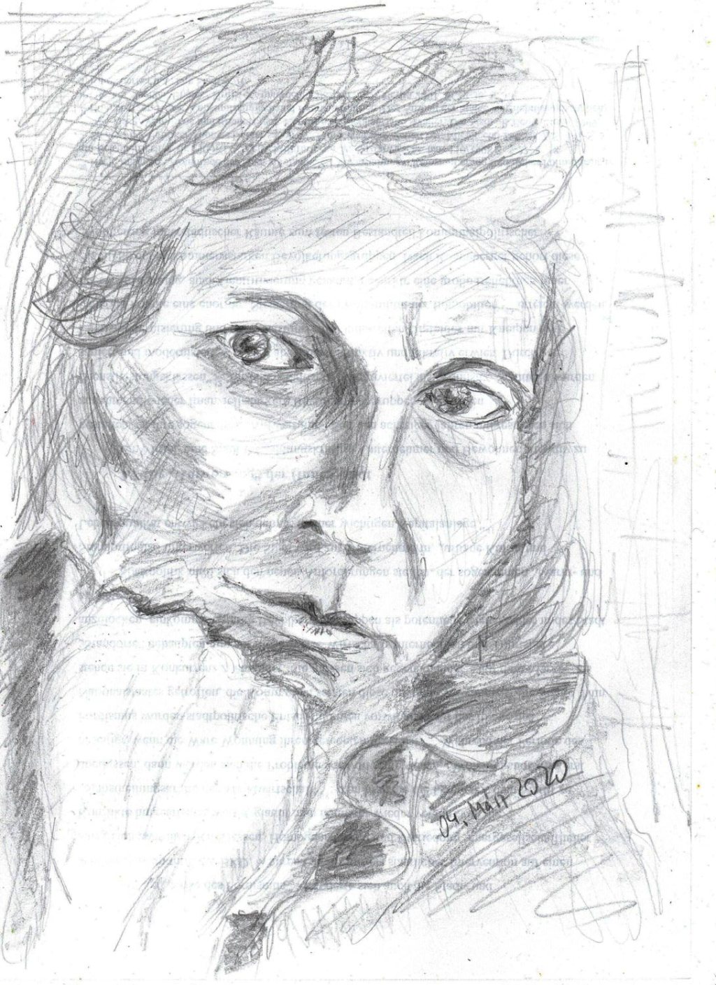 Selbstportrait am Mittwochabend