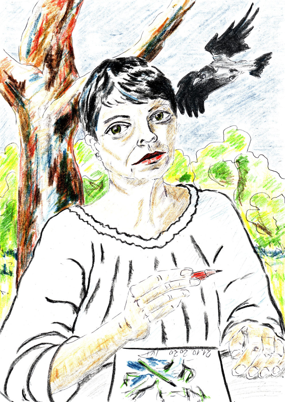 Mittwochabend – Die Zeichnerin träumt sich in den&nbsp;Sommer