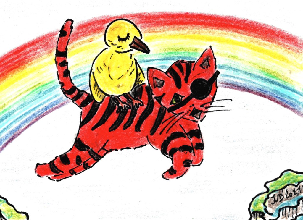 Zeichnung zum Sonntag. Nur Mut!