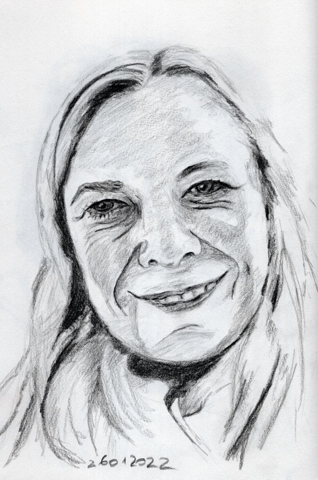 PORTRAITZEICHNUNG mit Bleistiften