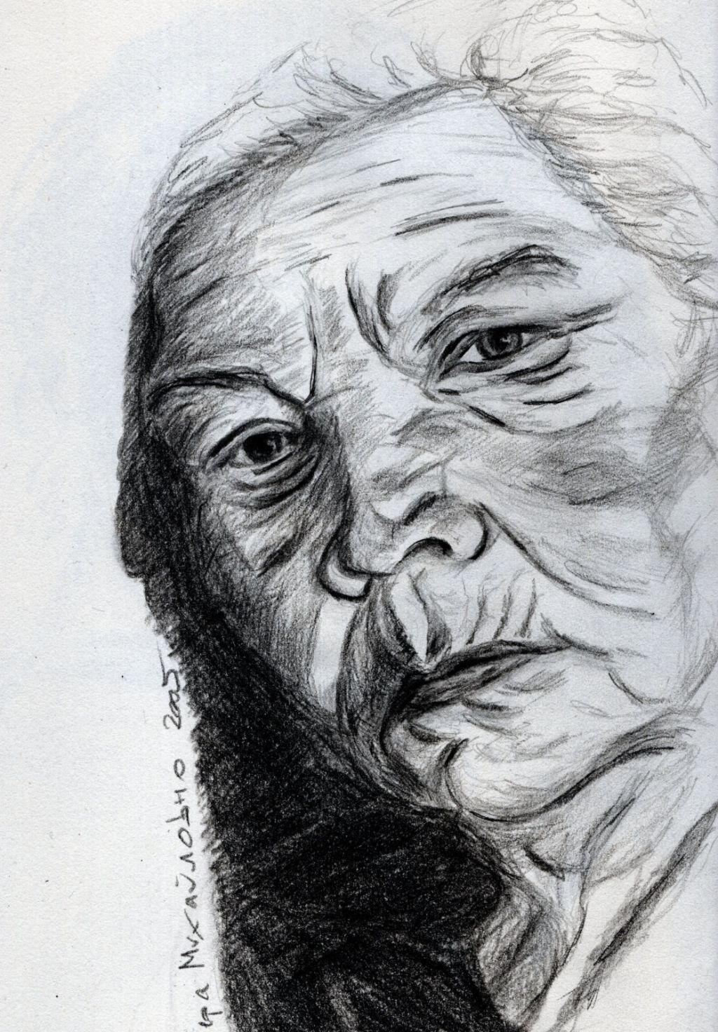 Portraitskizze Bleistift. Vera&nbsp;Michailovna