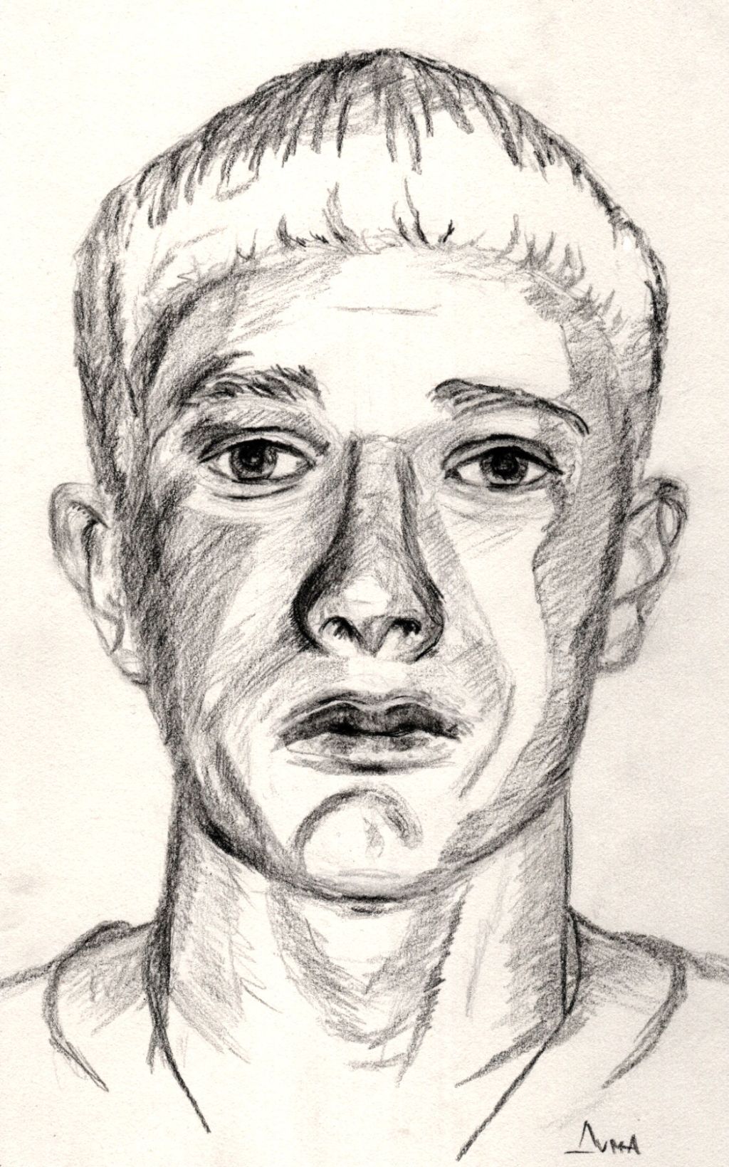 Portraitzeichnung. Dima