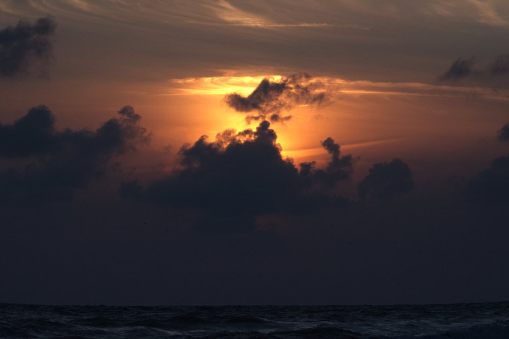 Abendhimmel überm Meer