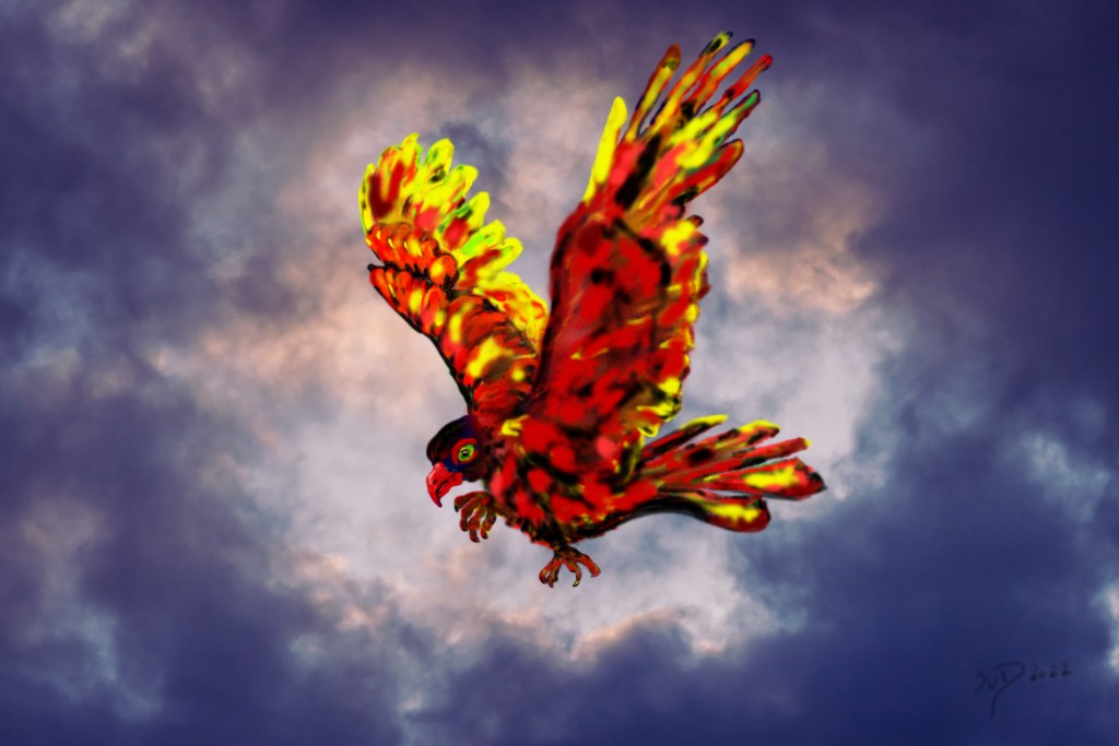 Digitale Arbeit. Feuervogel