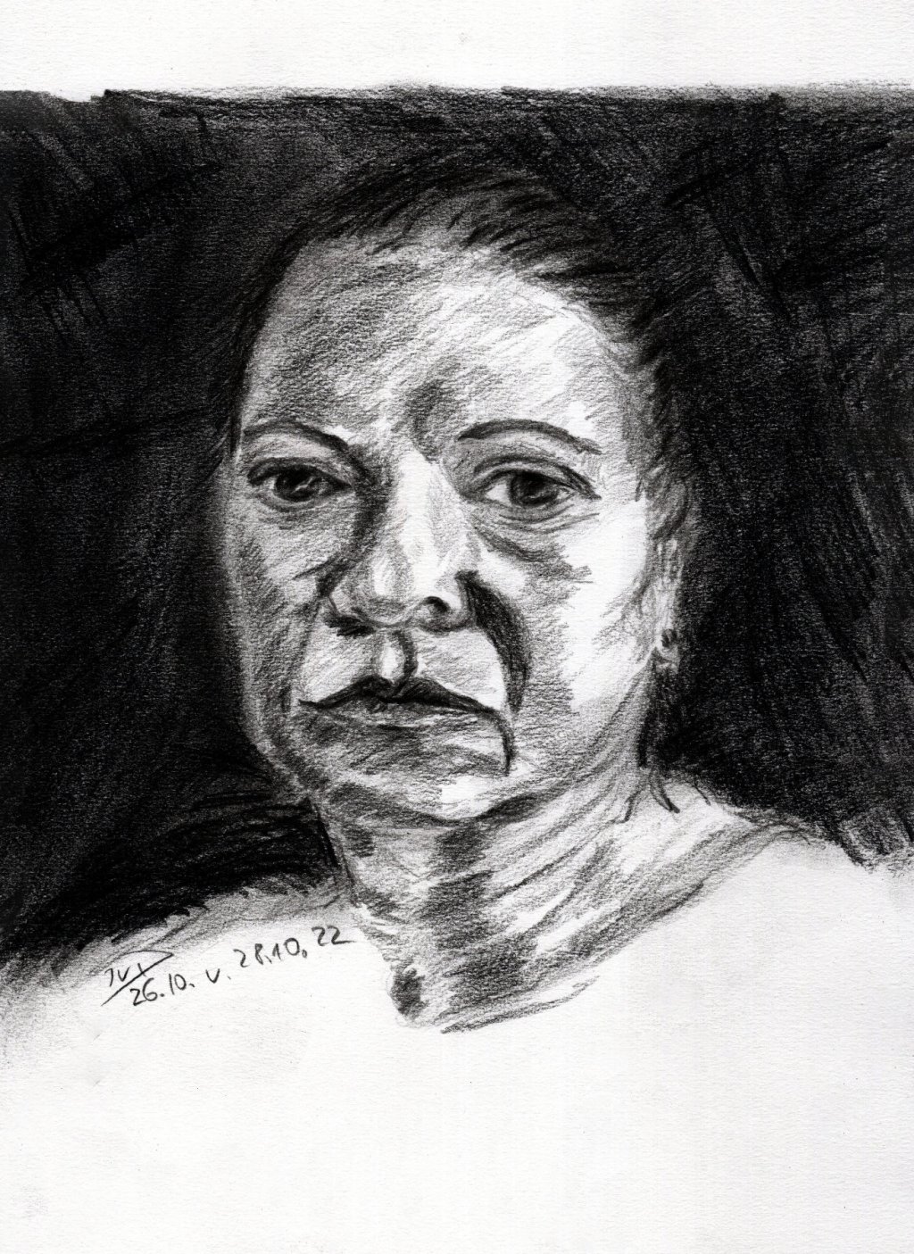 Wöchentliches Selbstportrait, 26. und 28. Oktober&nbsp;2022