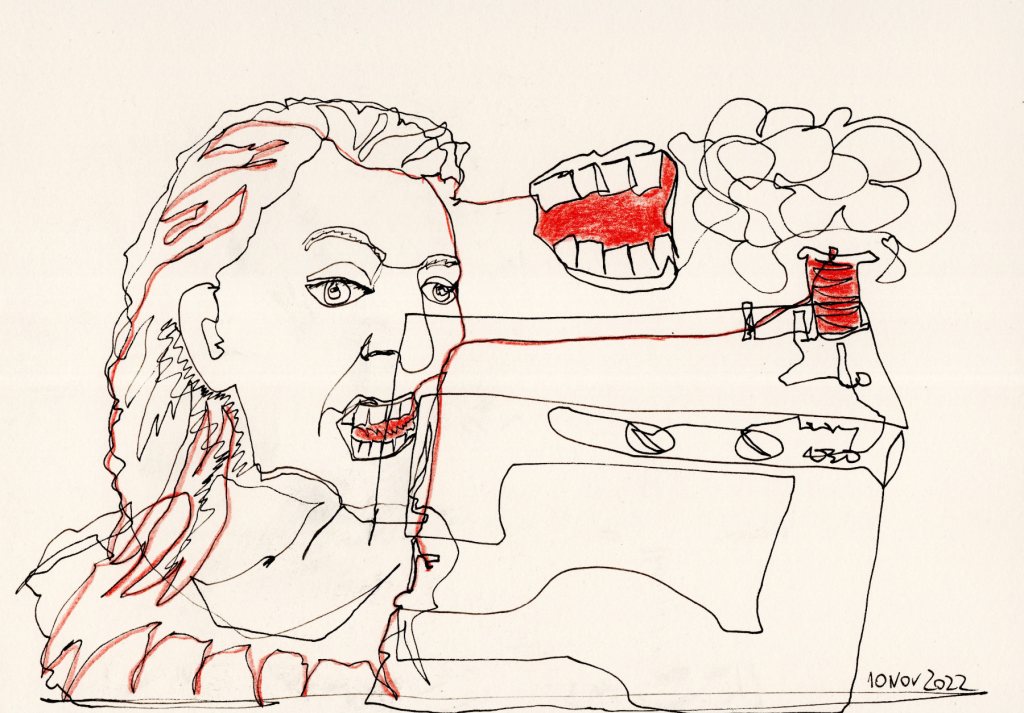 10. November 2022.&nbsp;Festgebissen