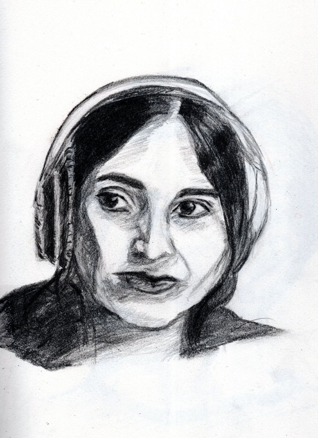 Portraitskizze. Aus meinem Skizzenbuch