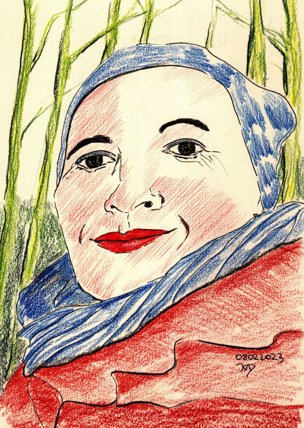 Selbstportrait am Mittwoch, 08. Februar&nbsp;2023