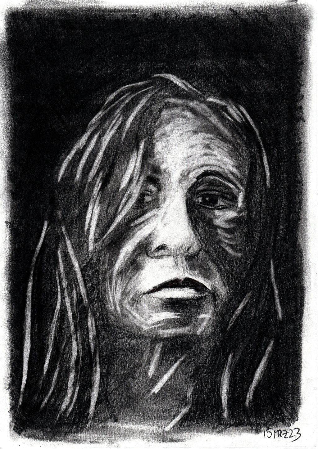 Mittwoch, 15. März 2023. Wochenselbstportrait