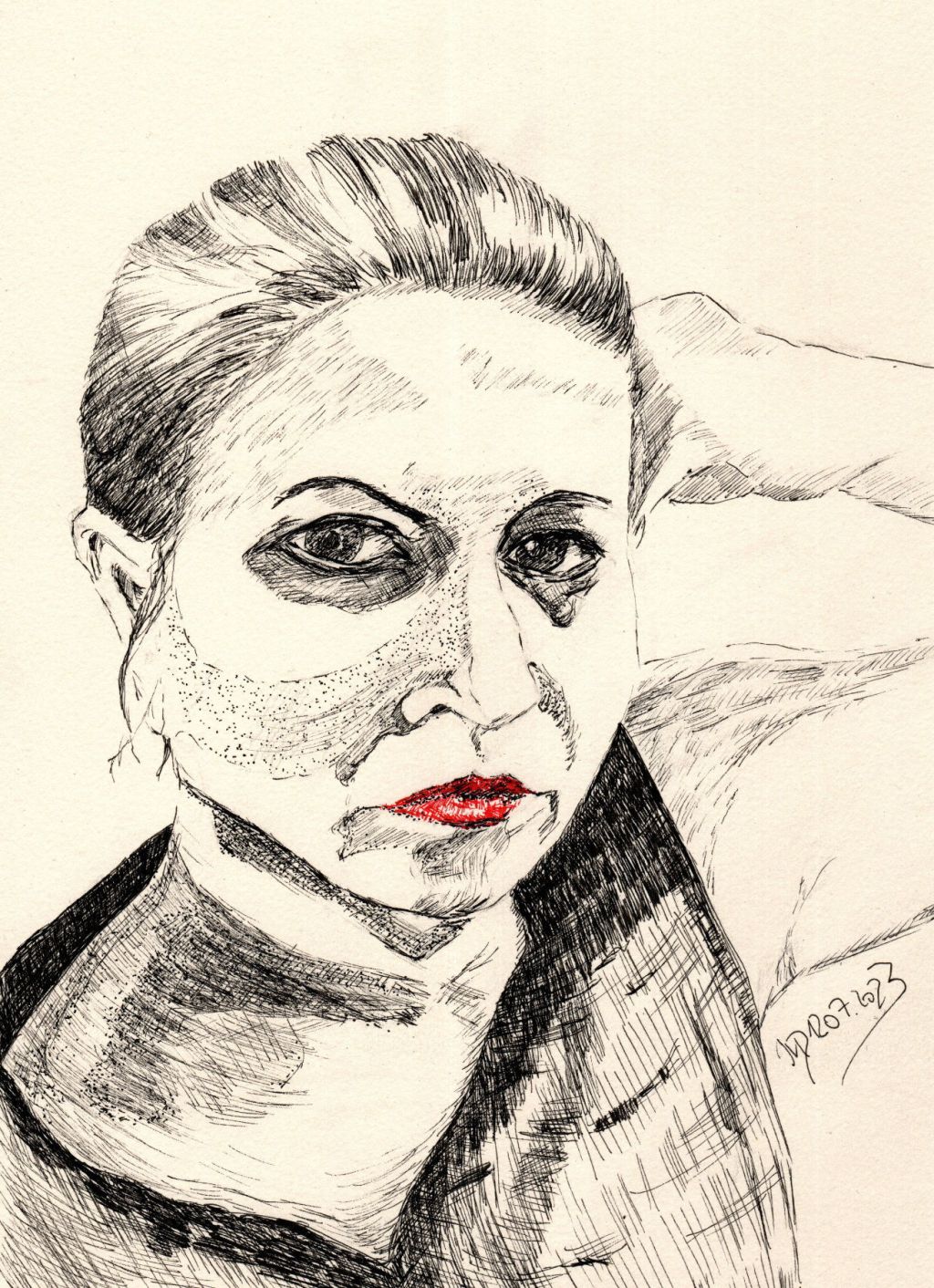 Mittwoch, 12.07.2023. Wochenselbstportrait