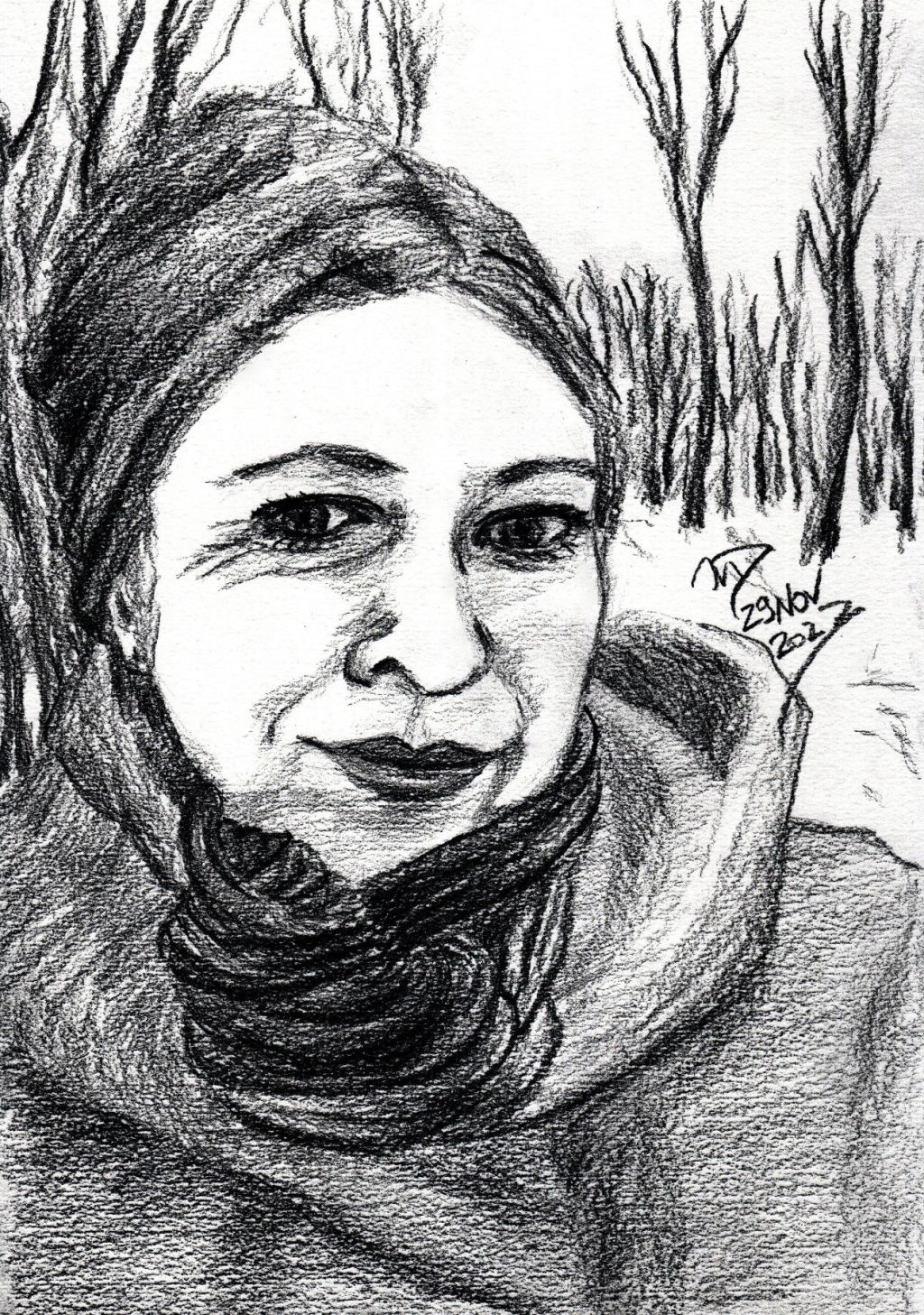 Wochenselbstportrait, Mittwoch, 29.11.2023