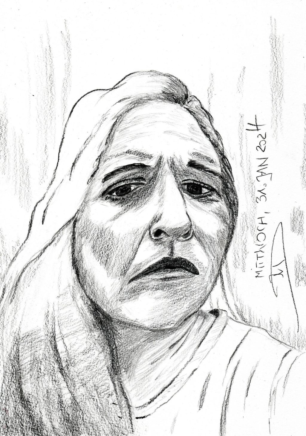 Wochenselbstportraits vom 24. und vom 31. Januar 2024