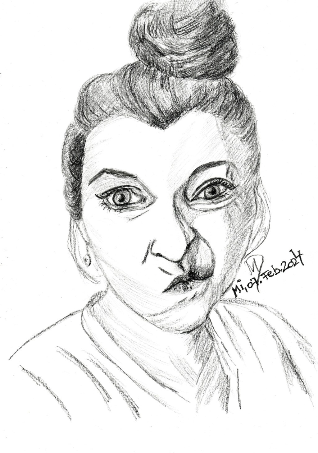 Wochenselbstportrait, Mittwoch, 07.02.2024