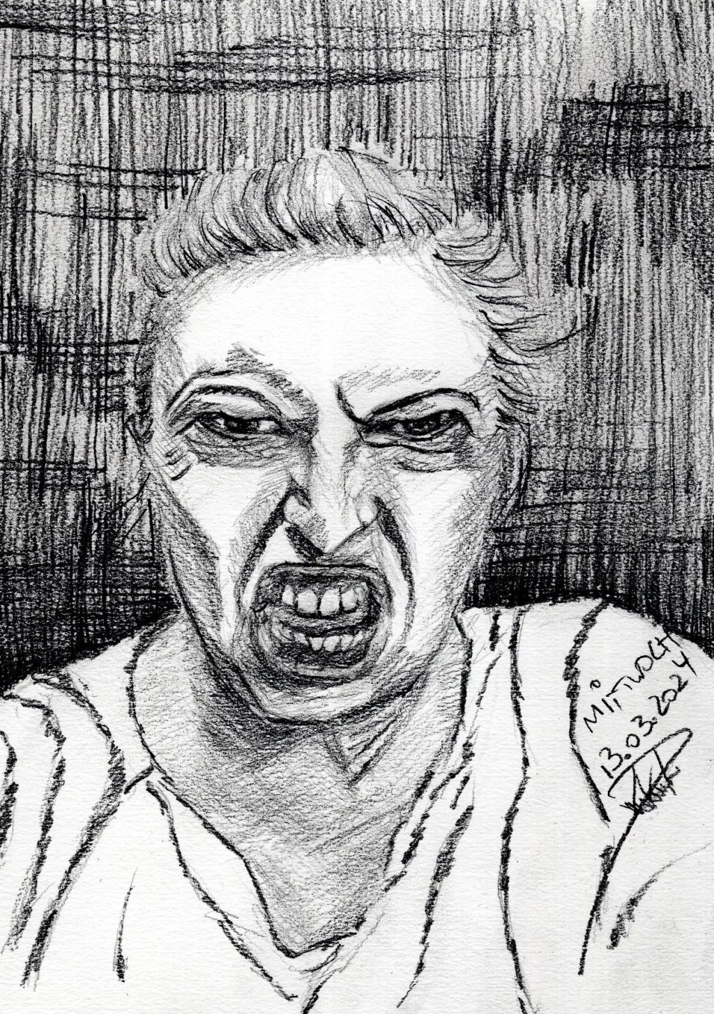 Wochenselbstportrait, Mittwoch, 13.03.2024