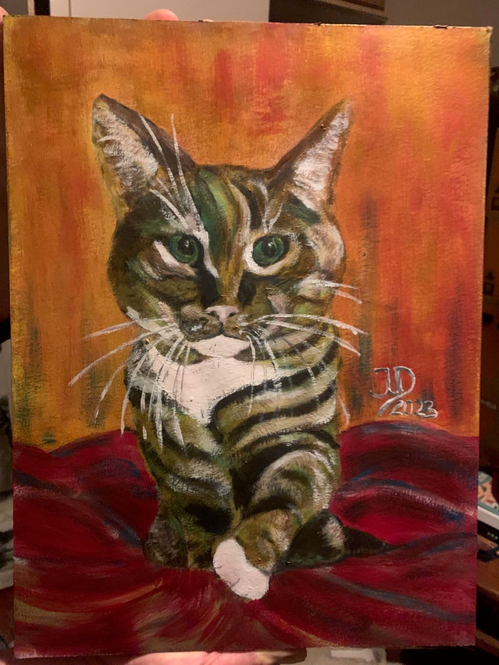 Sonntagskatze. In memoriam Lotti