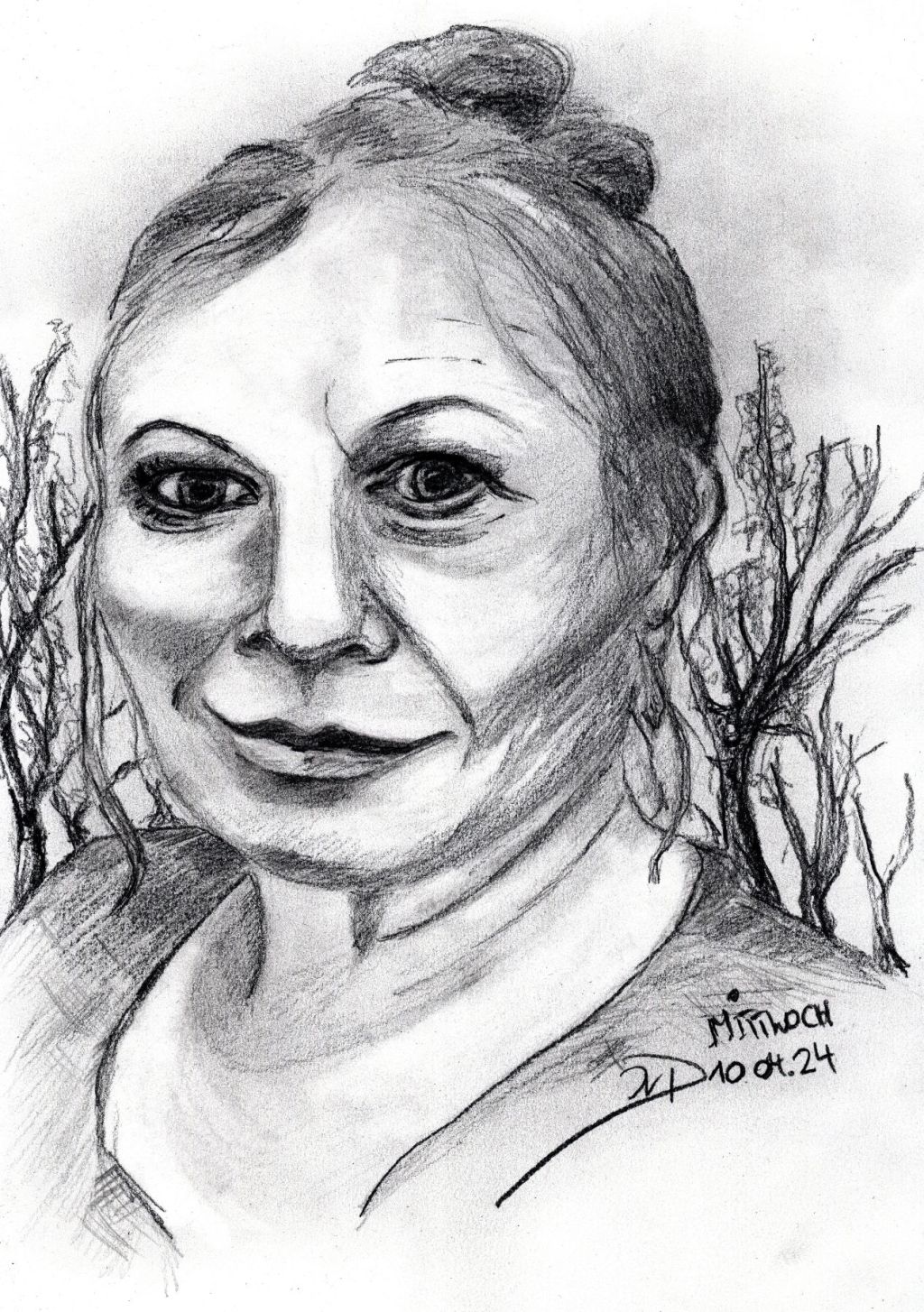 Wochenselbstportrait, Mittwoch, 10.04.2024