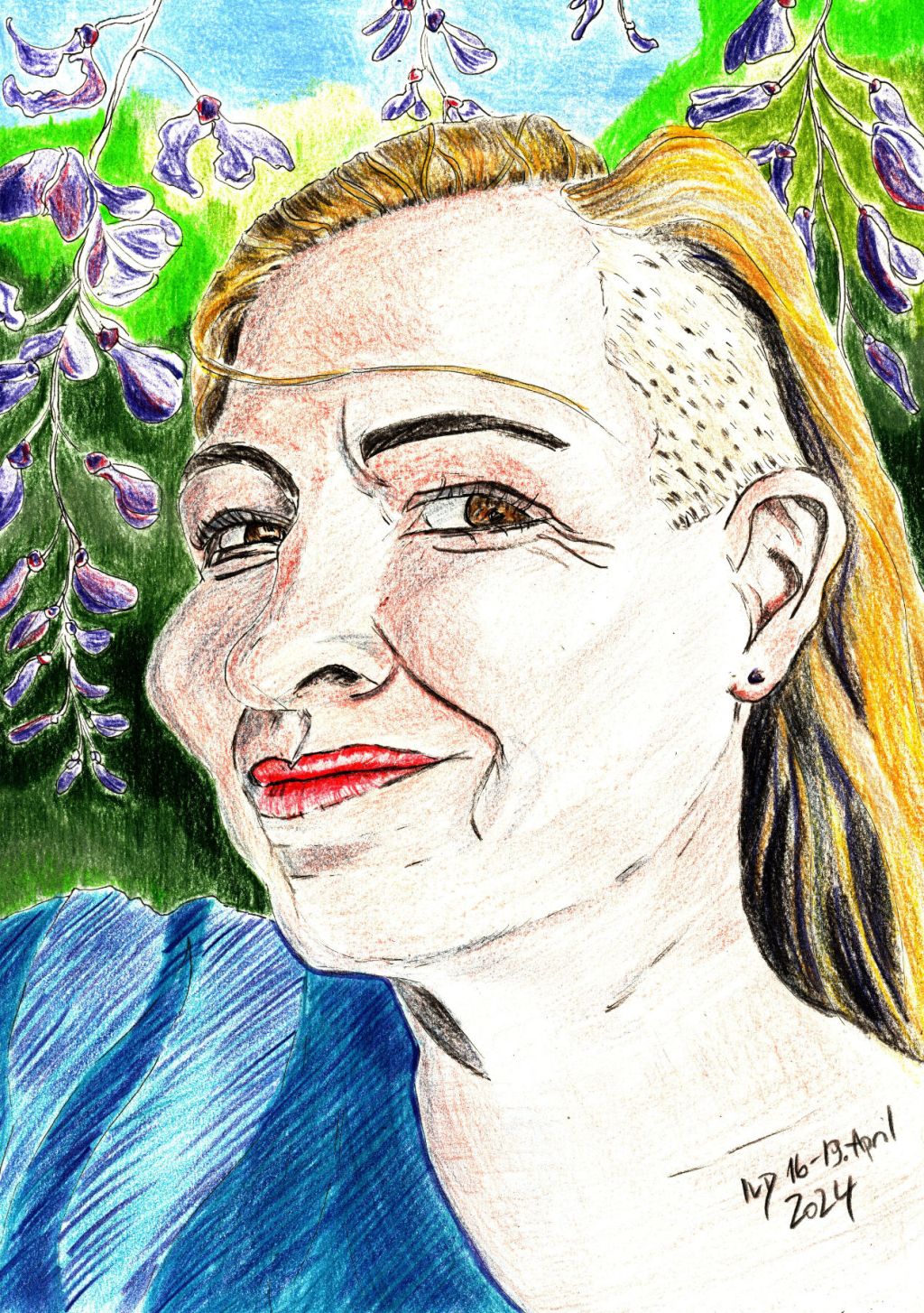 Wochenselbstportraits, 27.04.2024 und die Woche zuvor