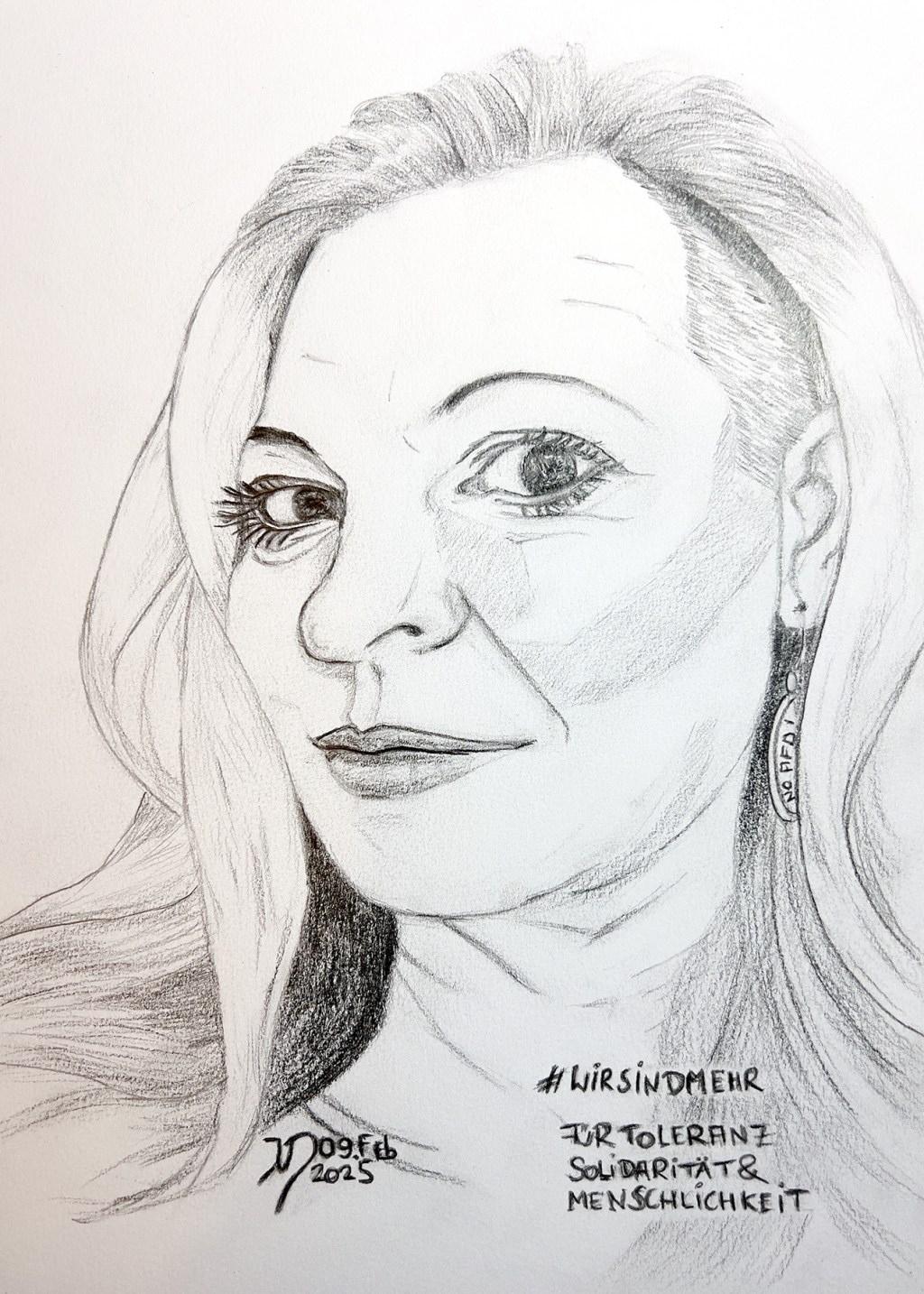 Wöchentliches Selbstporträt, vom 09. Februar 2025