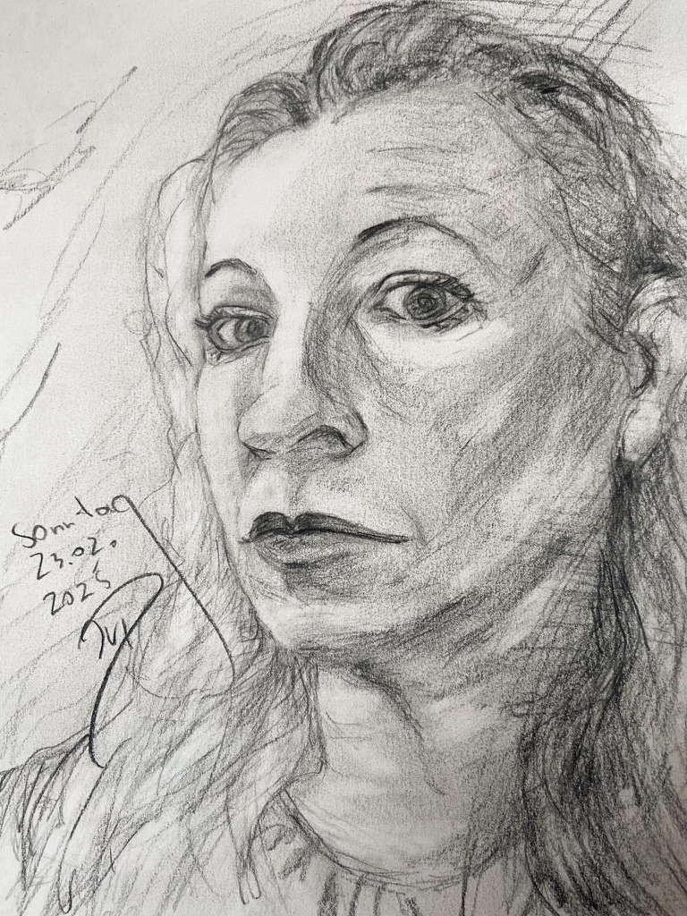 Wöchentliches Selbstporträt am Wahlsonntag, 23. Februar&nbsp;2025