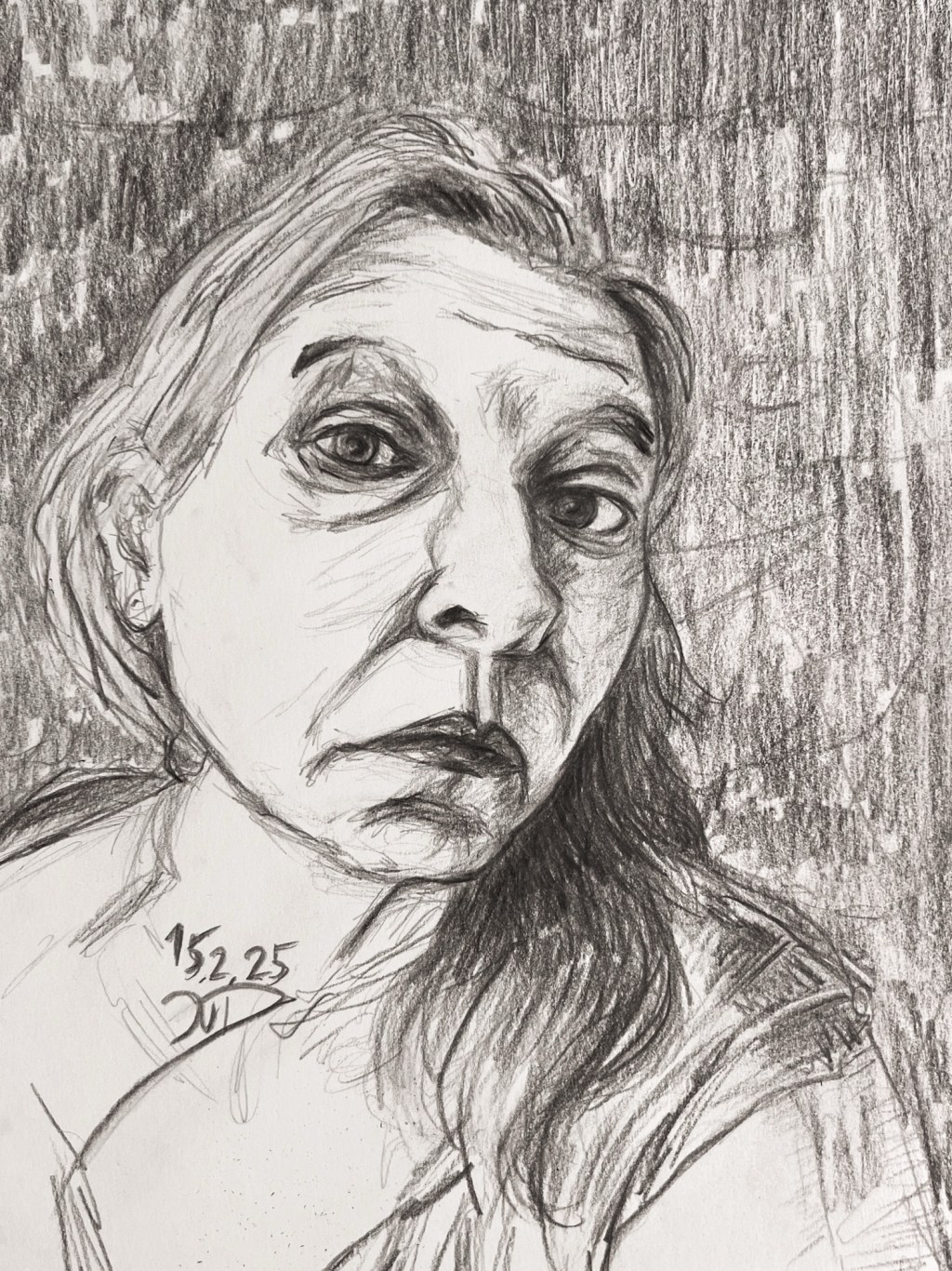 Wöchentliches Selbstporträt, vom Samstag, 15. Februar 2025