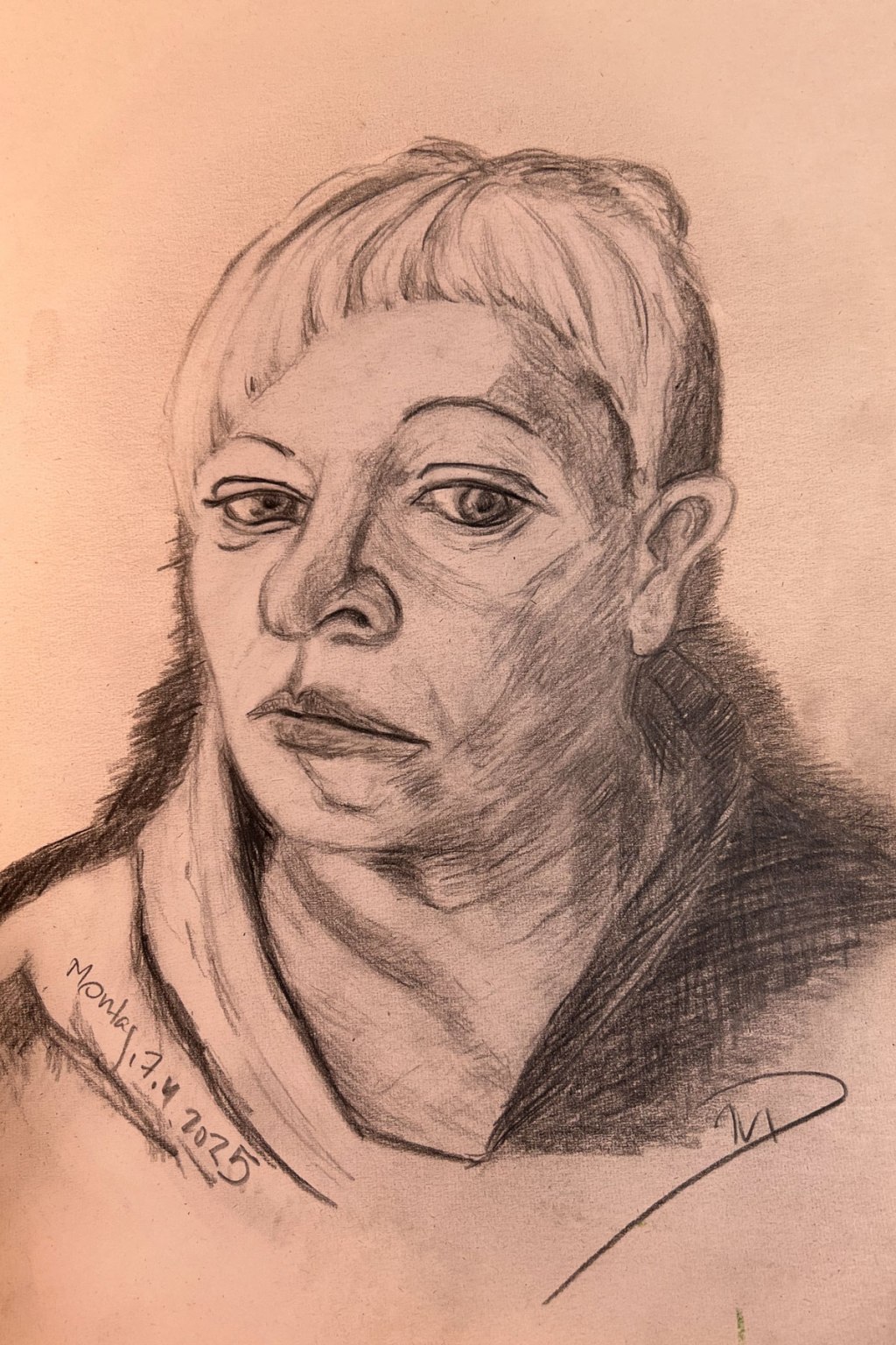 Wöchentliches Selbstporträt, vom Montag, 07. April&nbsp;2025